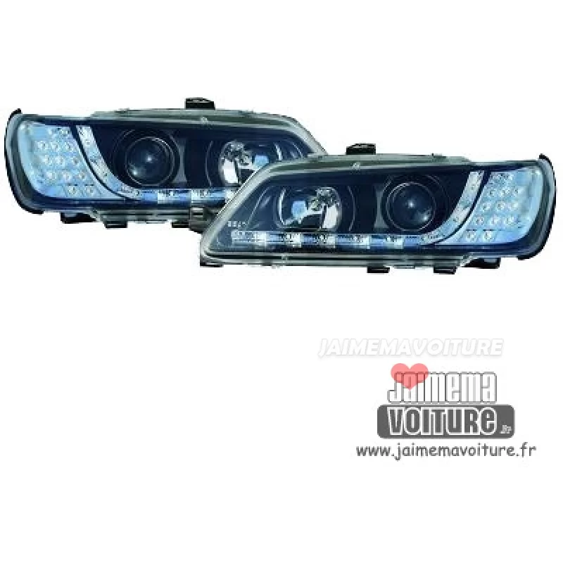 Front headlights led Peugeot 306