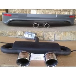 Rear bumper kit and exhaust outlet Golf 5 R32