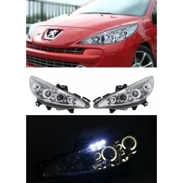 Frentes de Faros Angel eyes Peugeot 207