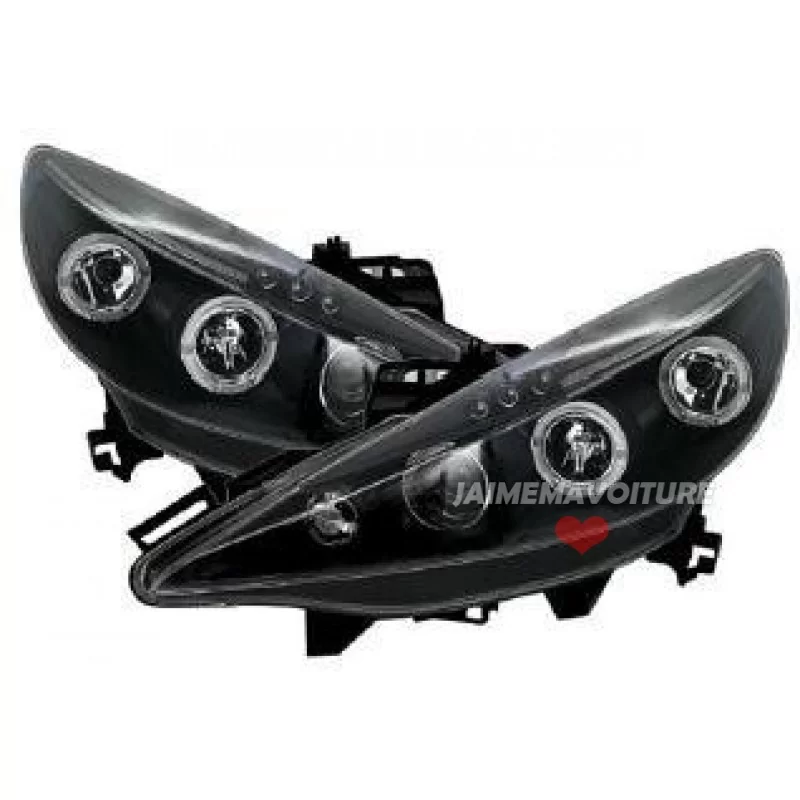 Tuning Peugeot 207 front headlights