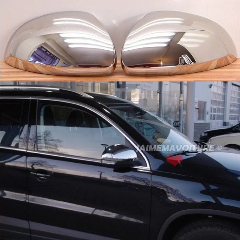 espejo de aluminio cromado cubre para VW Tiguan espejo de aluminio cromado cubre para VW Tiguan