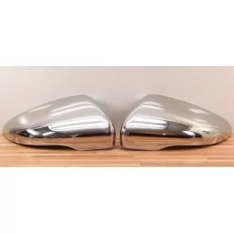 Coques de rétroviseurs chrome alu Golf 6