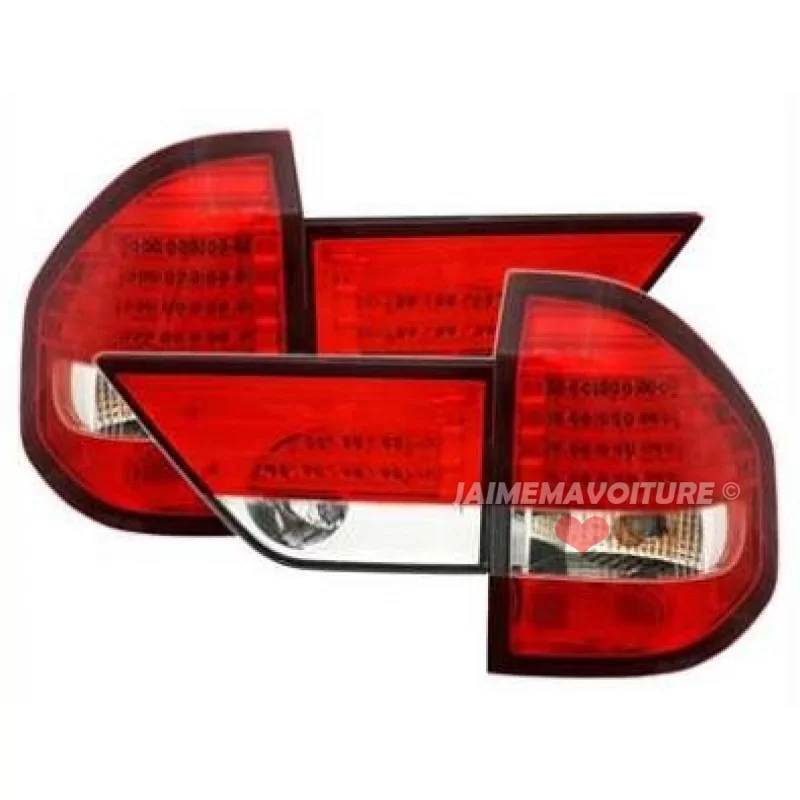 Luces traseras LED para BMW X3 rojo blanco