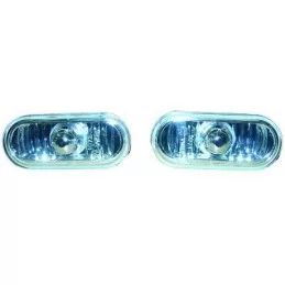 Pair of crystal turn signals