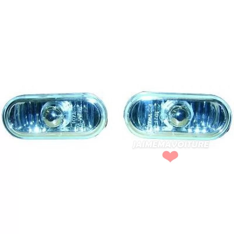 Pair of crystal turn signals