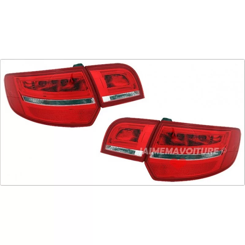 Lavado de cara del Audi A3 Sportback led luces traseras