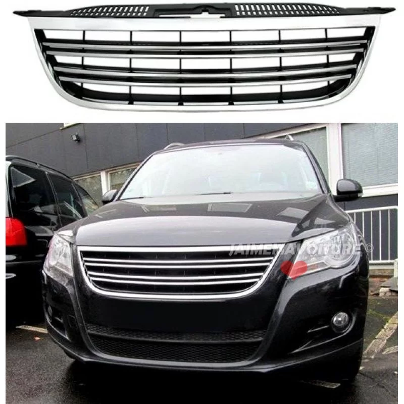 Kühlergrill VW Tiguan Chrom ohne Insignien Kühlergrill VW Tiguan Chrom ohne Insignien