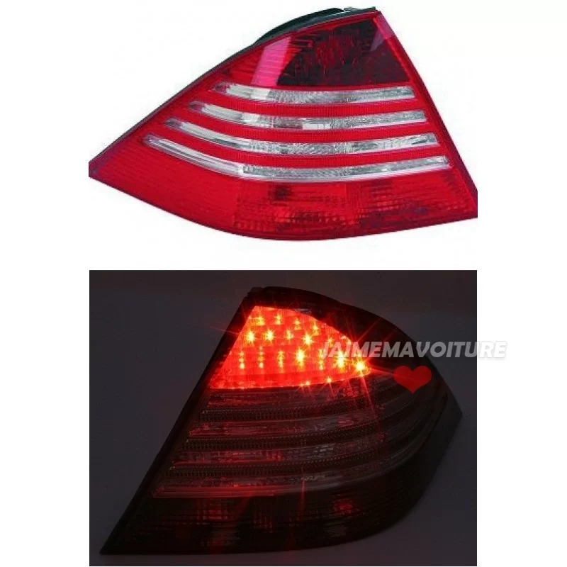 Luces traseras led de la clase Mercedes S W220