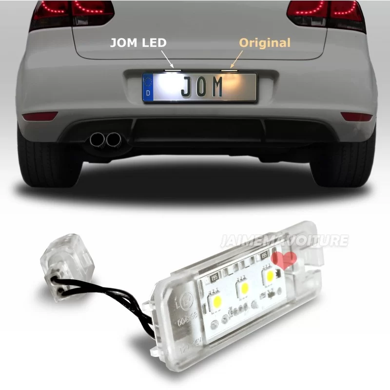 LED luz placa blanca