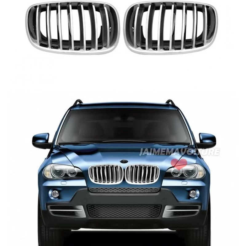 Calandre pour BMW X6 chrome