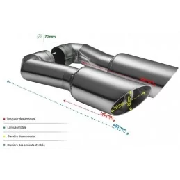 Uitlaat tip Audi Q7 chroom tuning