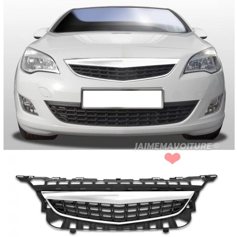 Calandre pour Opel Astra 2009-2012