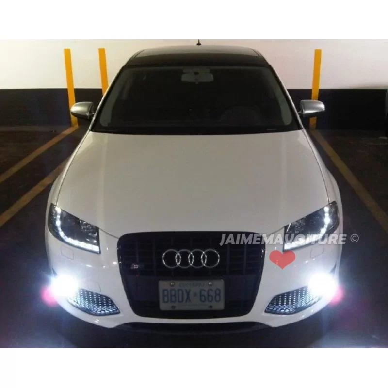 Phares avants led DRL Audi A3 look xenon