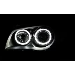 Headlights angel eyes BMW 1 series led