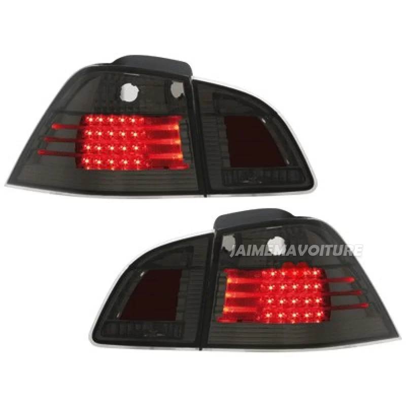 BMW E61 Touring black smoked led taillights