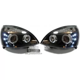 Headlights fronts tuning Renault Clio 2 - black lights