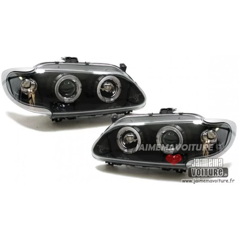 Renault Megane 1 Fase 1 Angel eyes Nero Renault Megane 1 Fase 1 Angel eyes Nero