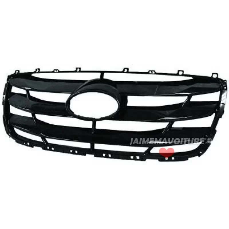 Zwarte grille Hyundai Sante Fe van 2010 tot 2012