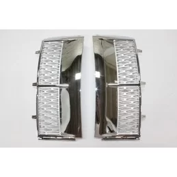 Side gills wing Range Rover L322 grey chrome grills