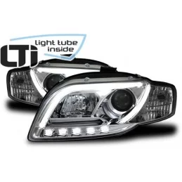 Phares avants led Audi A4 tube LTI