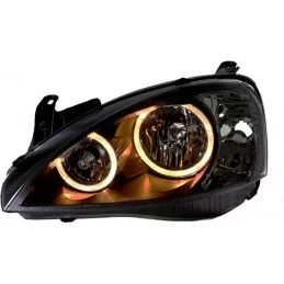 Angel eyes for Opel Corsa C Black