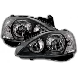 Angel eyes for Opel Corsa C Black