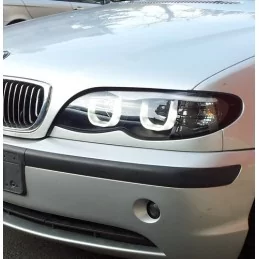 BMW Serie 3 E46 Fari anteriori a LED con anelli quadrati