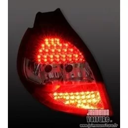 Renault Clio 3 luces Led rojo blanco rear