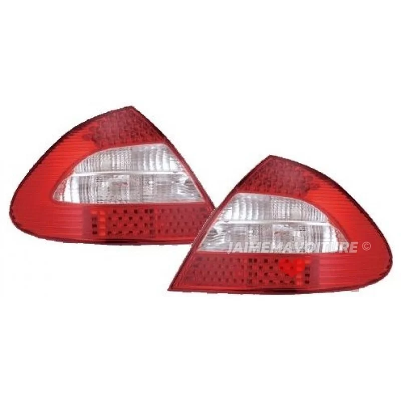 Mercedes class E W211 red white LED taillights