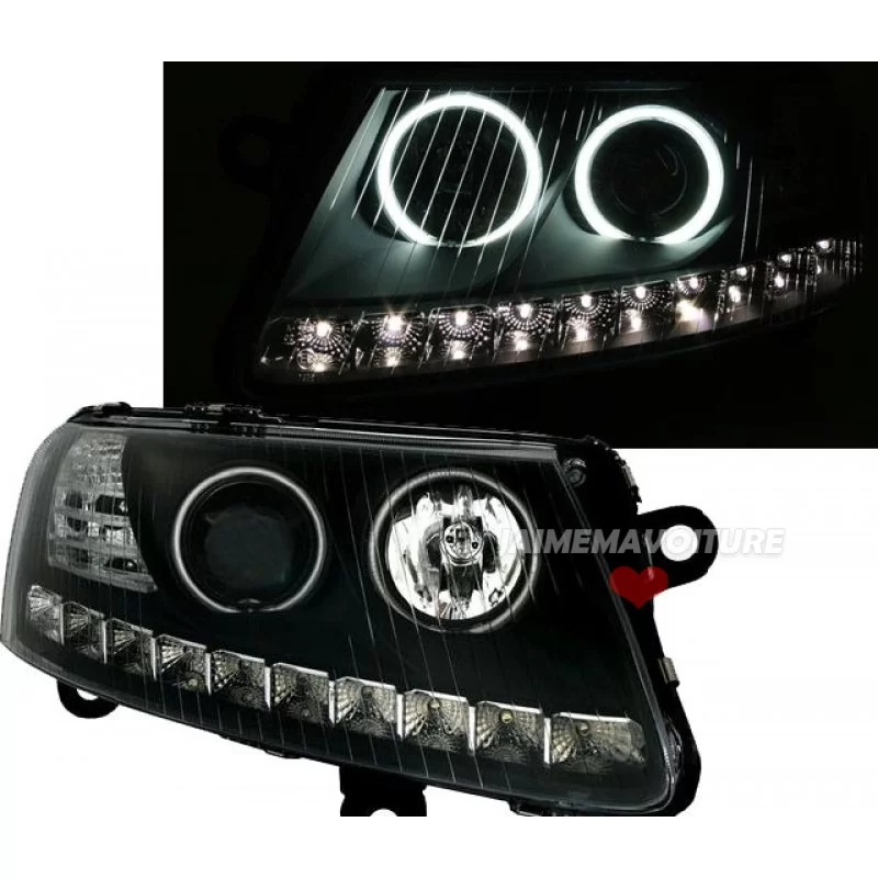 Faros LED CCFL Audi A6