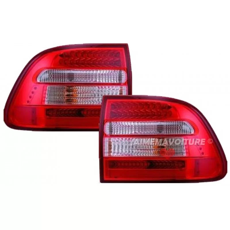 Porsche Cayenne incendios trasera leds rojo blanco