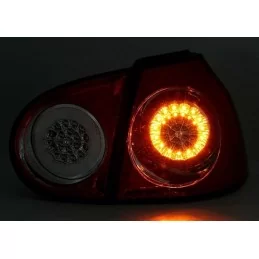 Golf 5 rojo blanco LED luces traseras