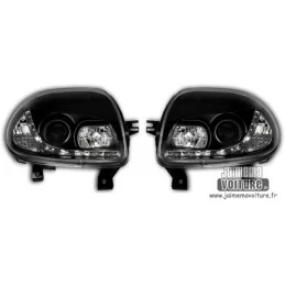 Front headlights led Renault Clio 2