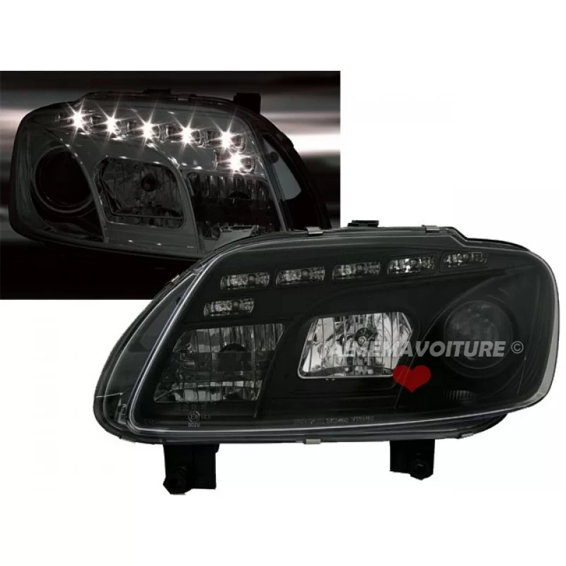 Front headlights led Dayline VW Touran