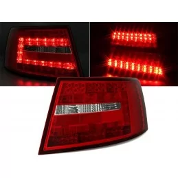 Luci posteriori a LED Audi A6 rosso bianco