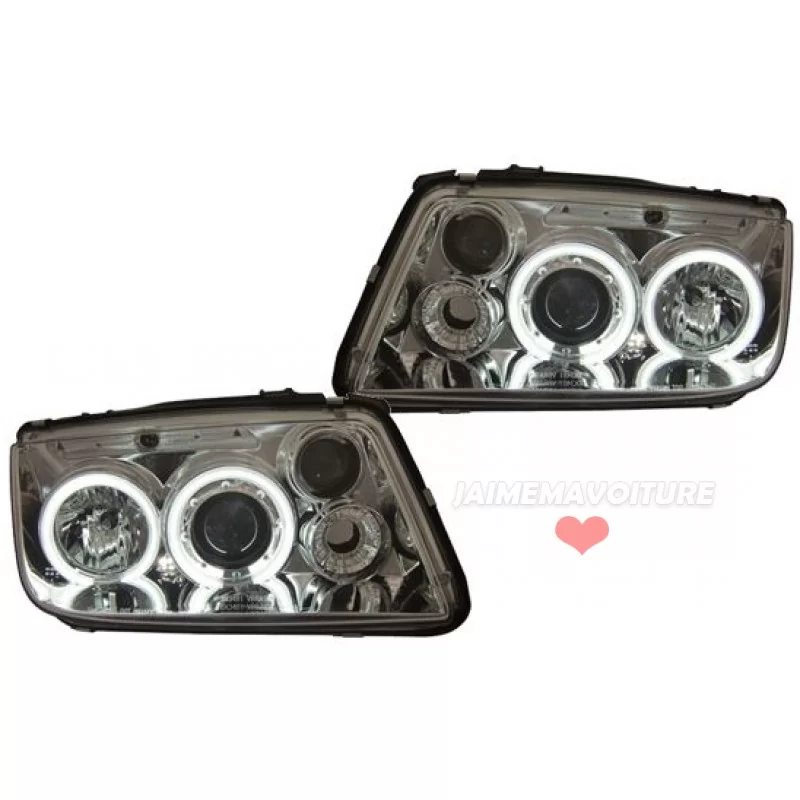 Faros delanteros Bora angel eyes CCFL