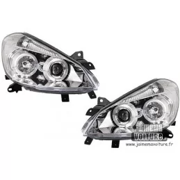 Renault Clio 3 Angel eyes Sonar Chrome