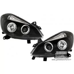 Faros Angel eyes Renault Clio 3 frentes