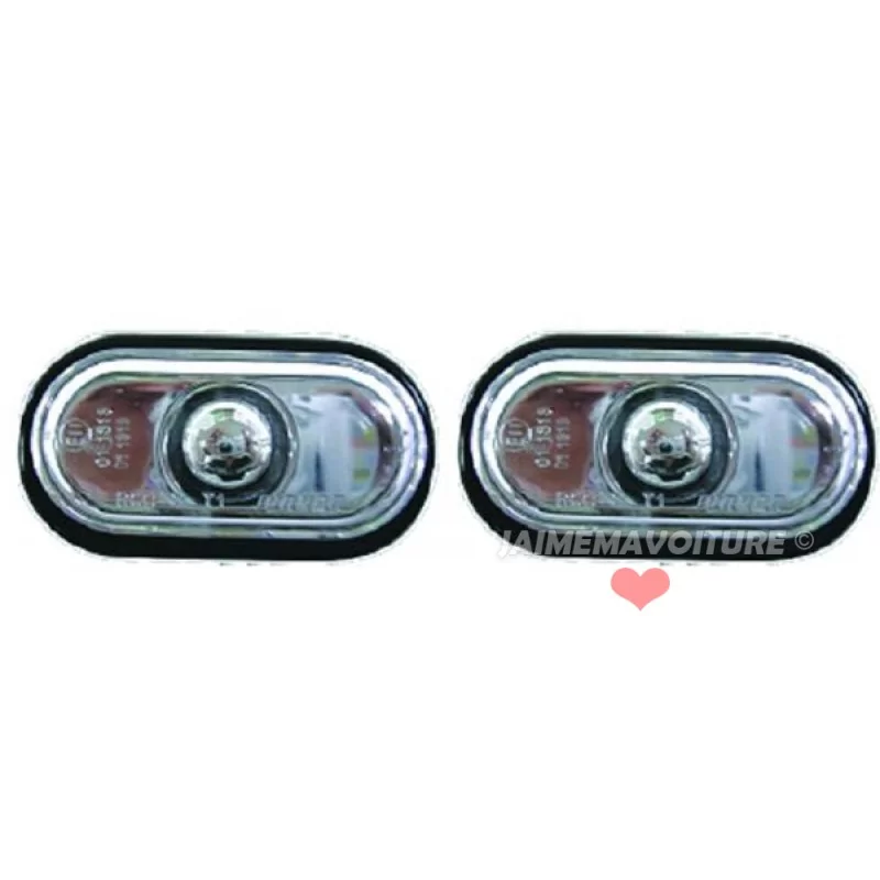 Flashing white repeaters for Renault Clio 2 Flashing white repeaters for Renault Clio 2