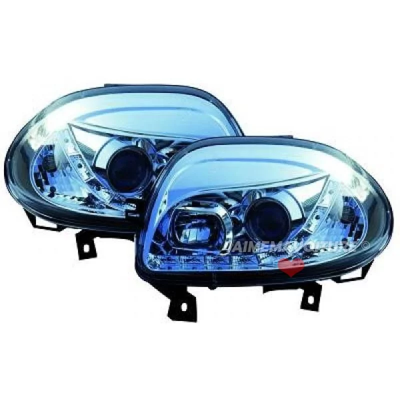 Renault Clio 2 led front lights