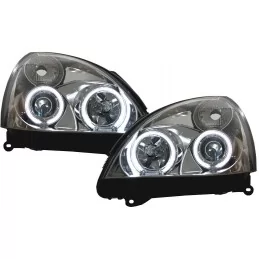 Fari anteriori Angel eyes CCFL Renault Clio 2