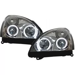 Headlights Angel eyes CCFL Renault Clio 2 fronts