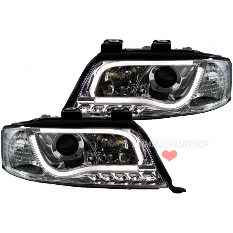 Front headlights tube led Audi A6