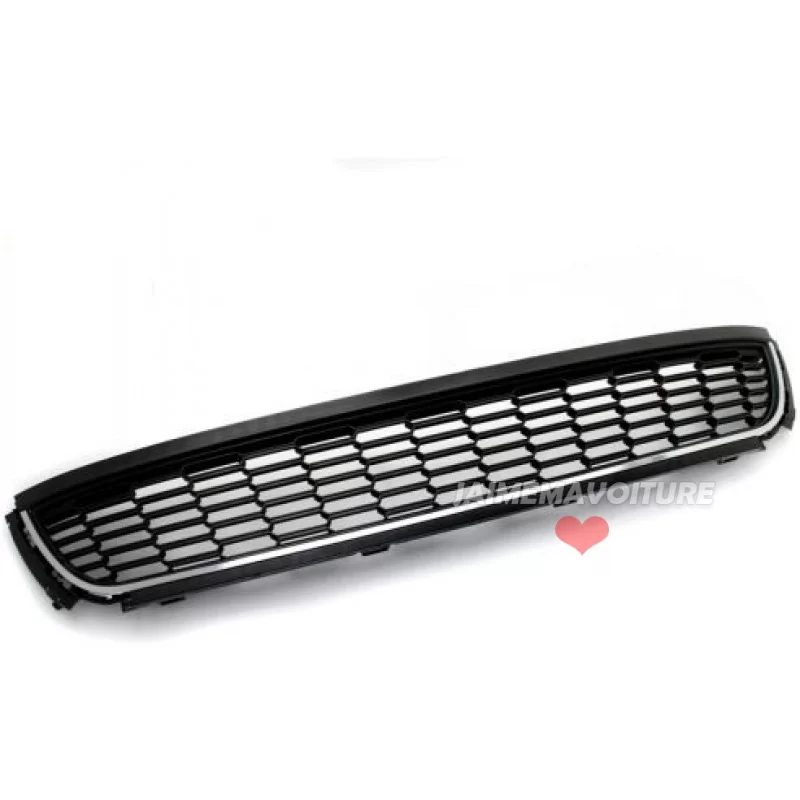 Grille centrale de pare-chocs VW Polo 6 R chromée