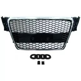 Grille Audi A4 B8 Audi RS4 Black Chrome look