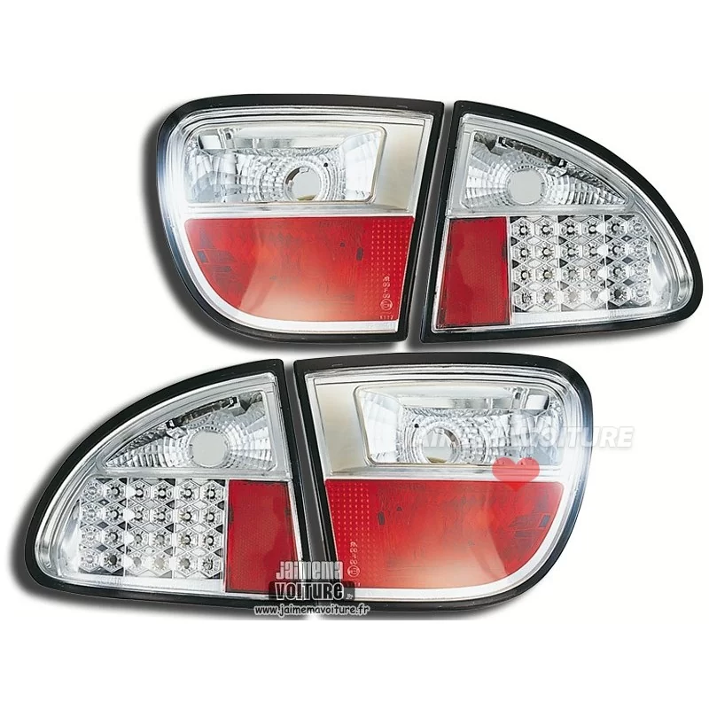 Seat Leon headlights arrears LED Mod2 Chrome