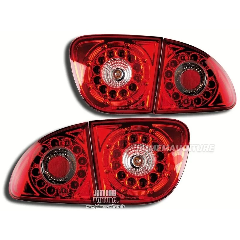 Seat Leon headlights arrears Mod1 red LED