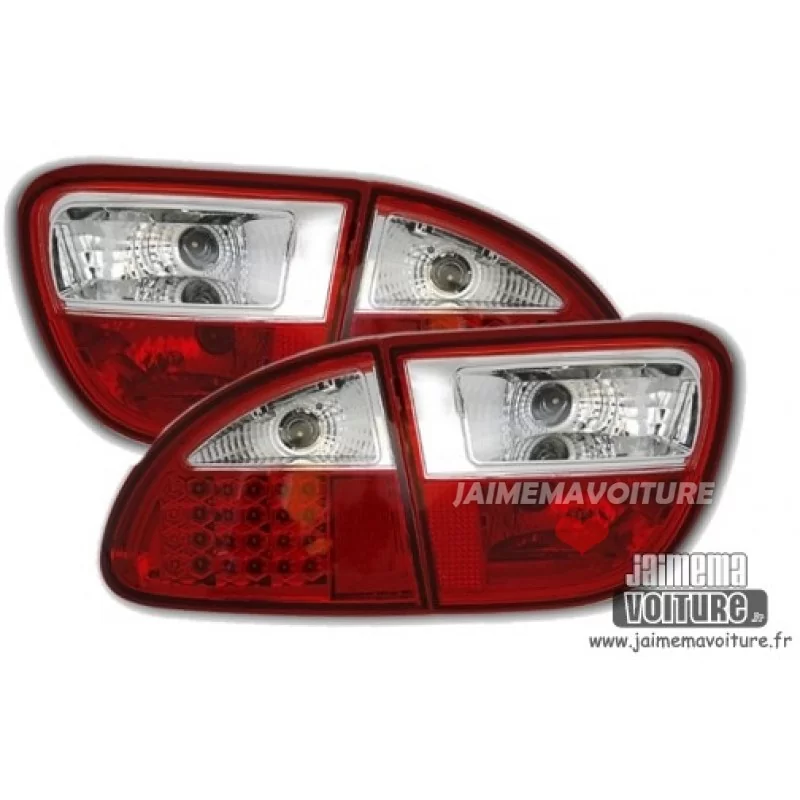 SEAT Leon faros atrasos LED Mod2 resistencia blanco rojo