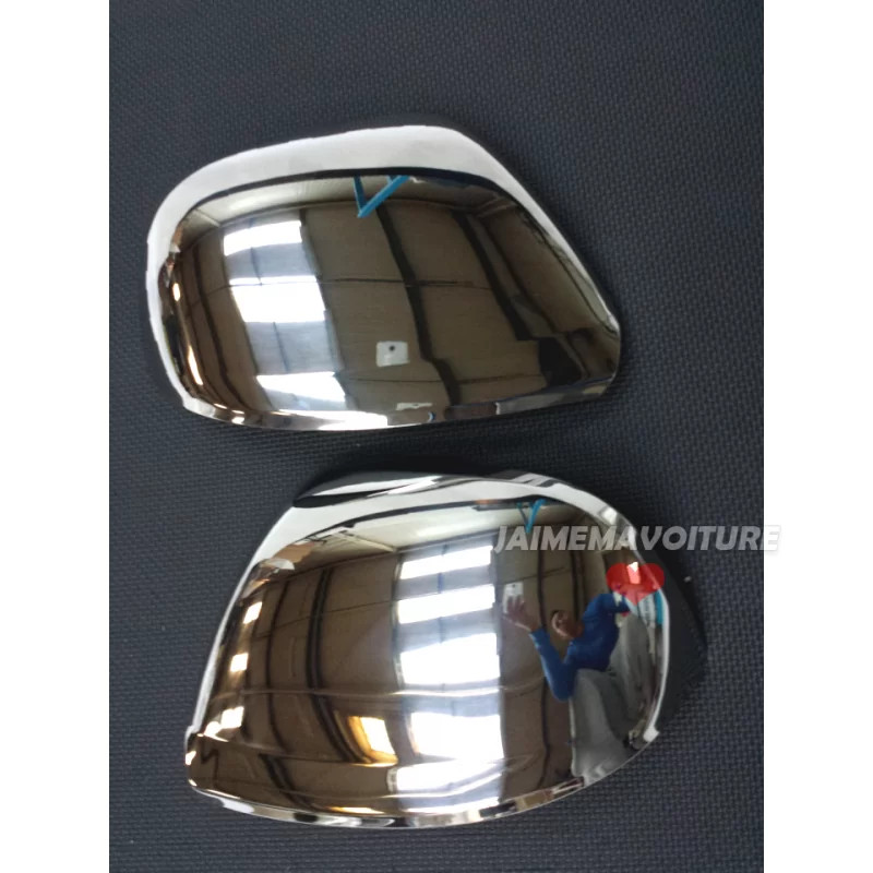 Calotte degli specchietti retrovisori in alluminio cromato VW Touareg Calotte degli specchietti retrovisori in alluminio cromato VW Touareg