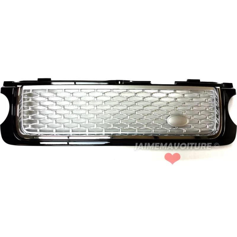 Calandre Range Rover 2011-2012 - Noir argent chrome